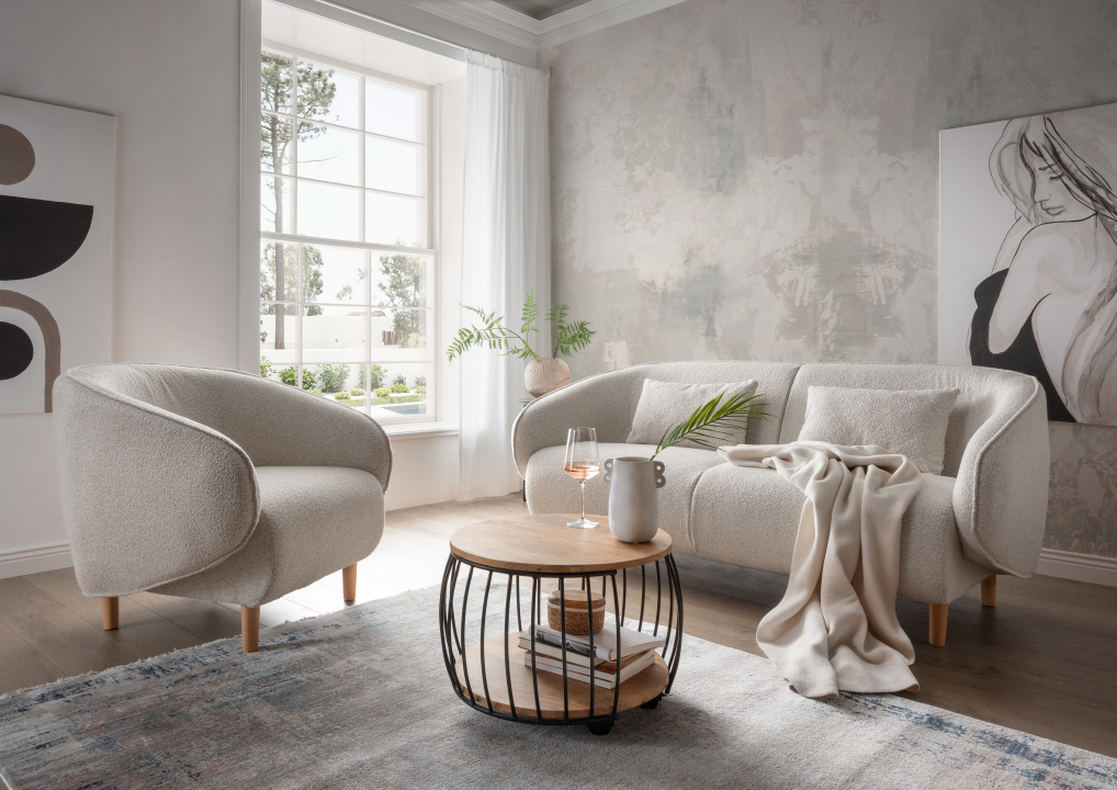 Loungesessel Alezio Beige Beige Loungesessel Alezio Beige Beige